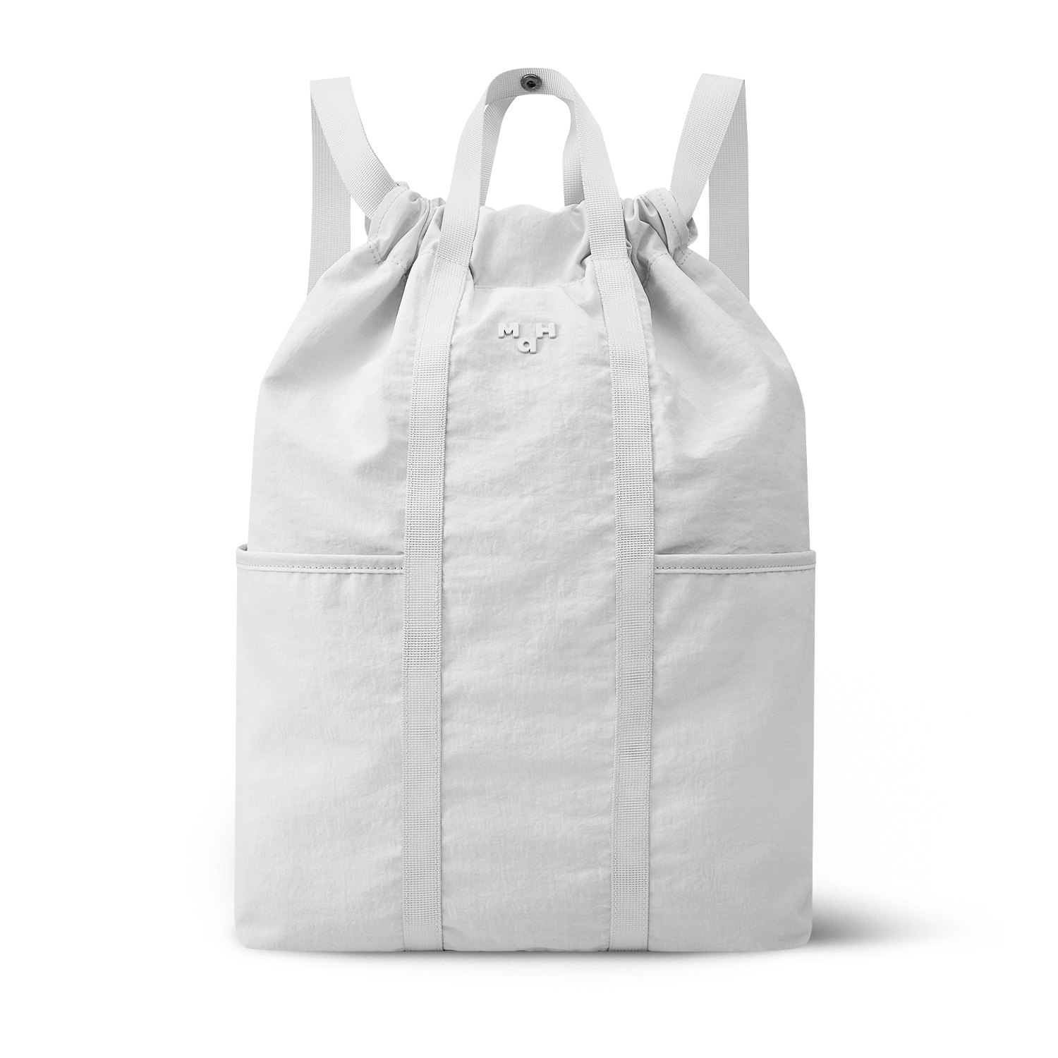 마흐 시로 고 백팩 보부상 남녀공용 데일리 백팩 라이트그레이 - 상품 이미지