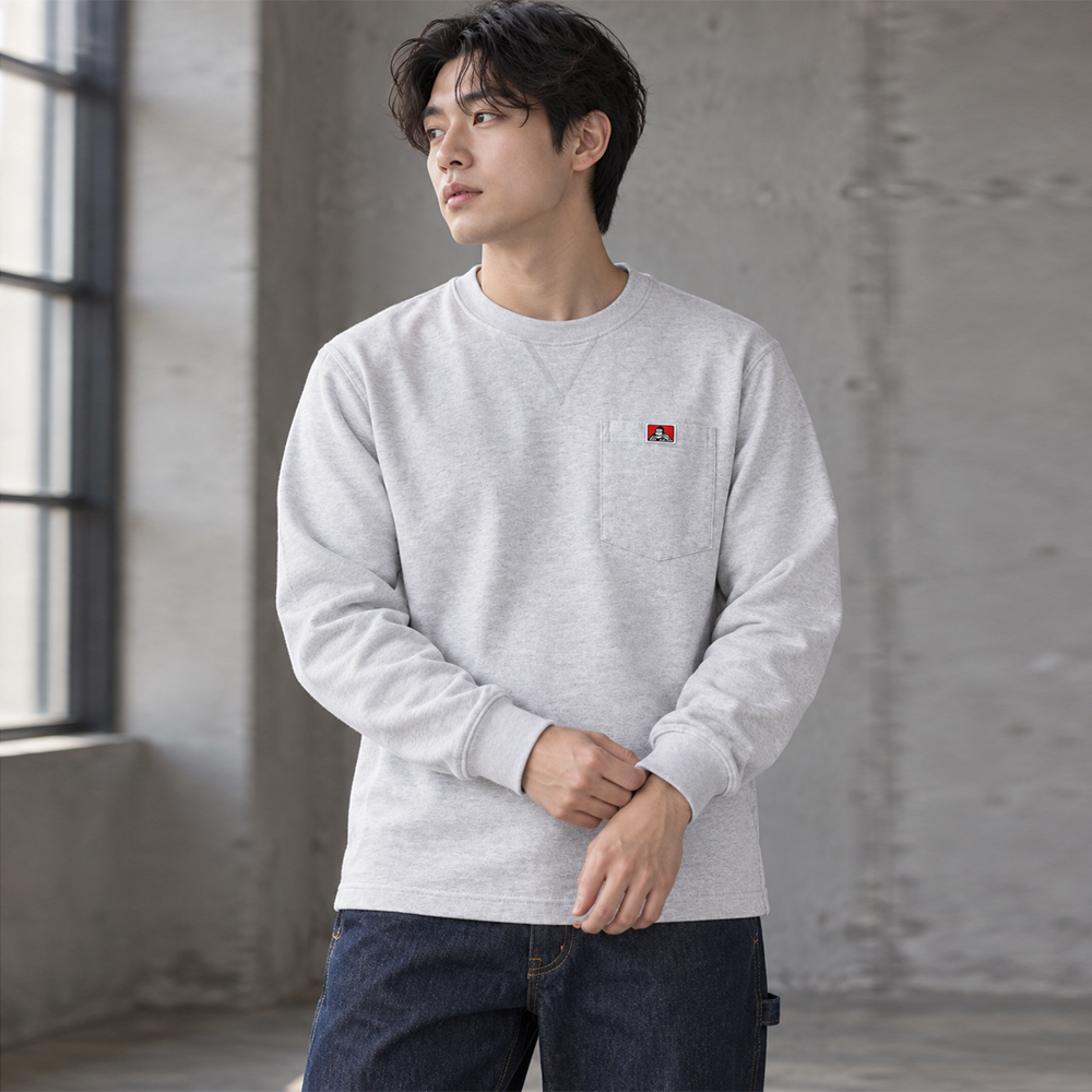 벤데이비스 헤비 듀티 포켓 긴팔티 933 - 상세 이미지 3
