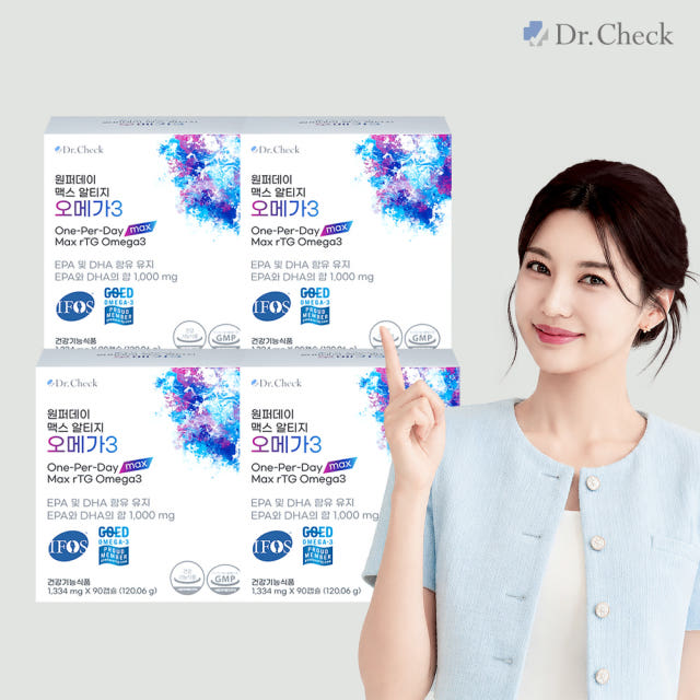 닥터체크 원퍼데이 맥스 알티지 오메가3 90캡슐