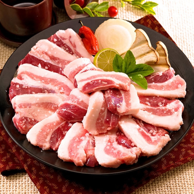제주산 흑돼지 돔베고기 불고기 보쌈 구이용 500g 이미지 6