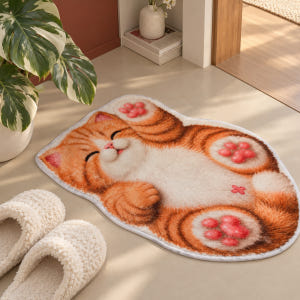욕실 고양이 발매트 주방 화장실 미니 러그 40x60 3color 솔직 후기 | 실제 배치 사진 포함 - 상품 이미지 4