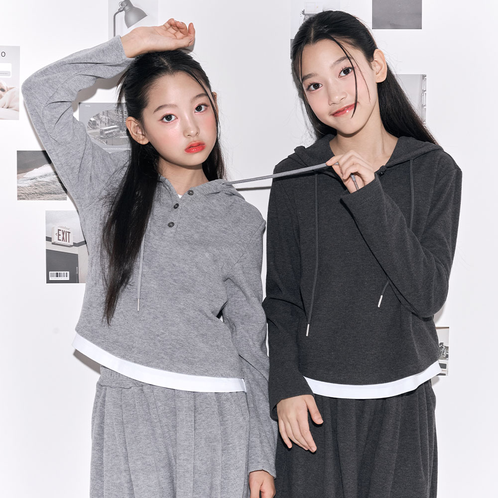 더데이걸 포근해 기모 골지 셋업 TGMS26W03