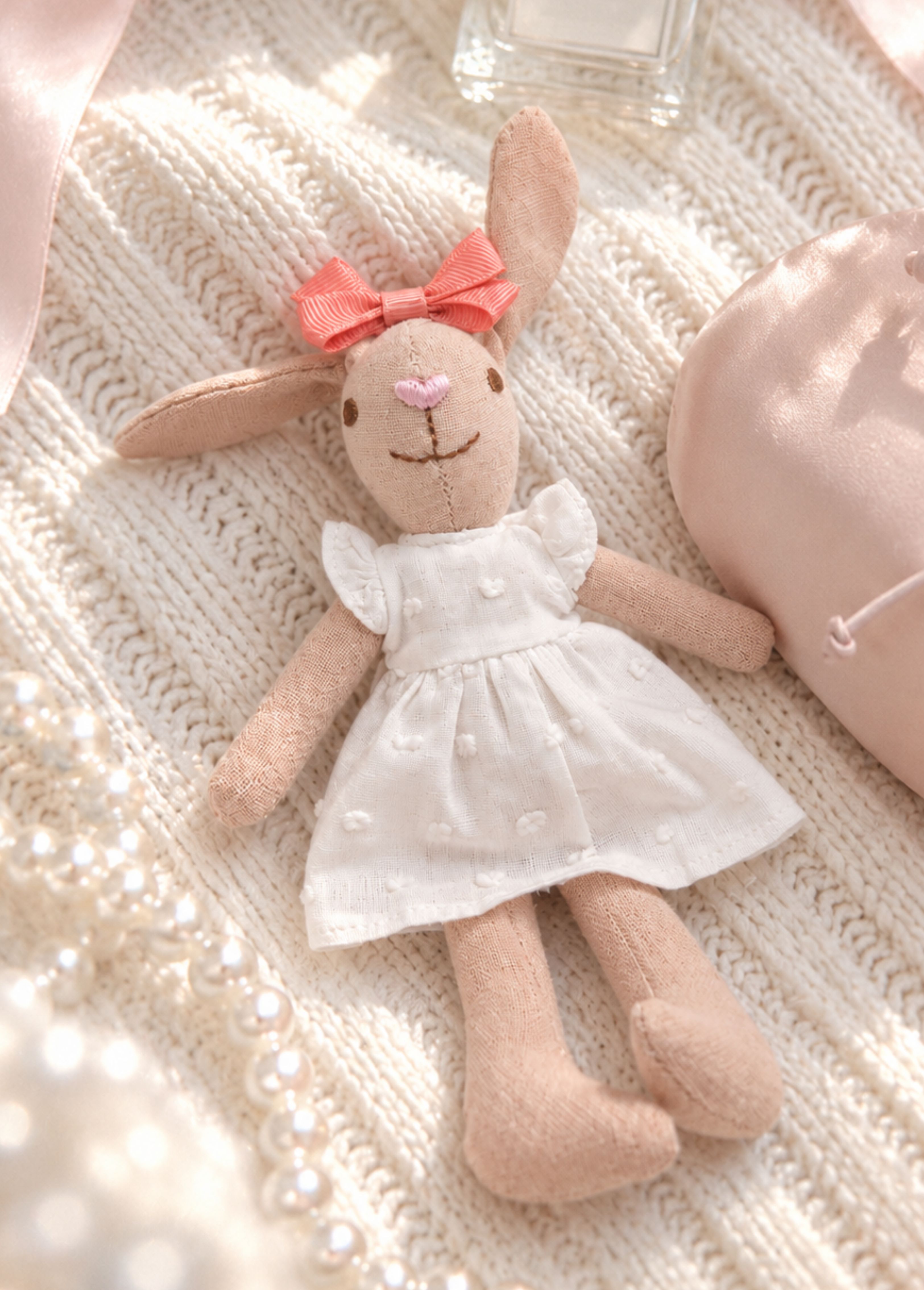 아이엠러블리 퓨어 엘리스 13cm 토끼인형 키링 미니인형 - 상품 이미지