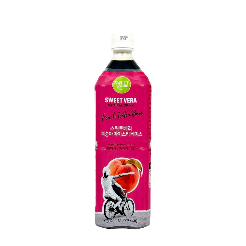 스위트베라 복숭아 아이스티 베이스 1000ml 12개(1박스) 복숭아홍차 아이스티 원액 - 상세 이미지 3