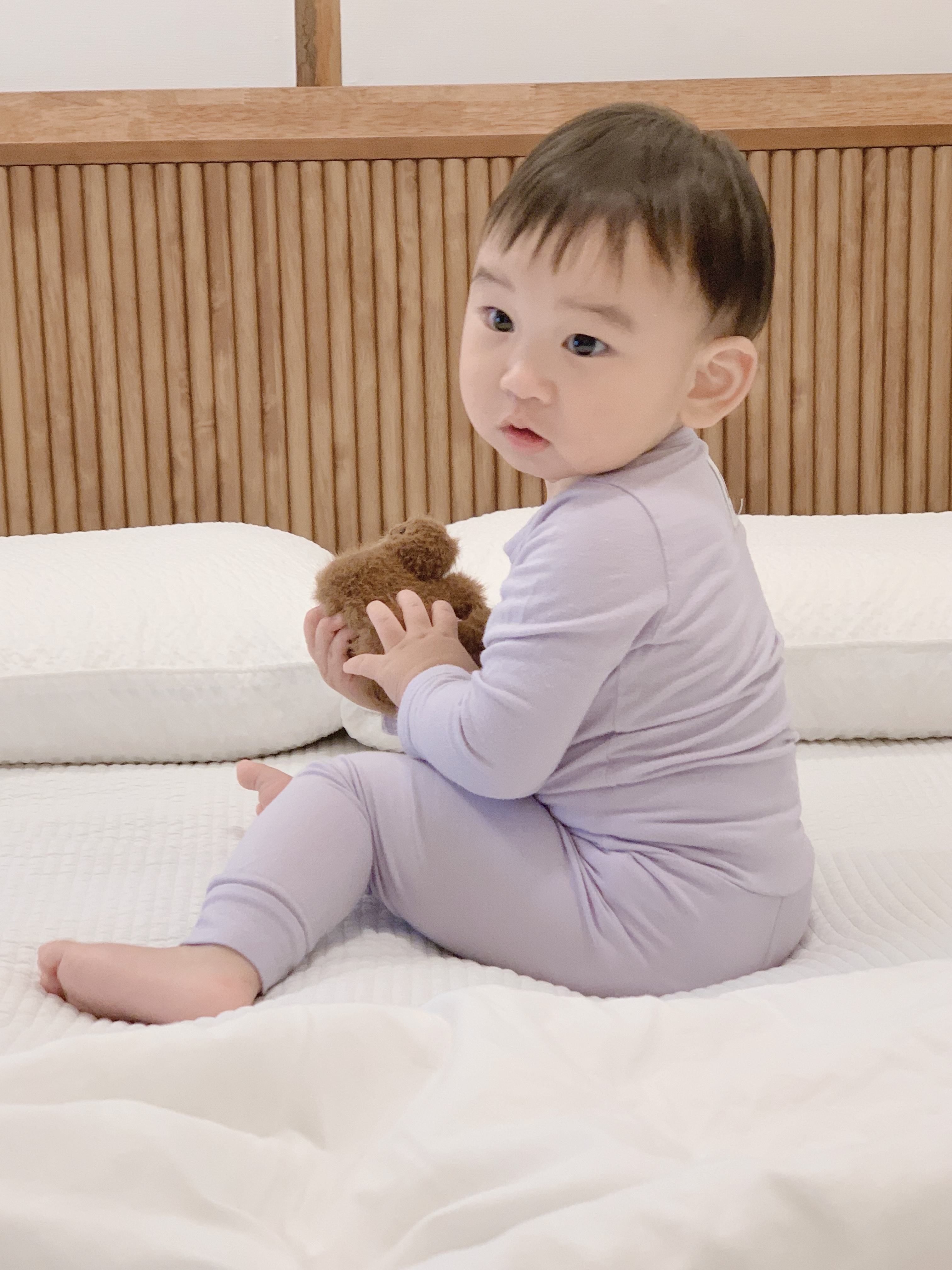 디어쥬 모달 치즈스판 아기 실내복 배앓이 방지 편한 유아 잠옷