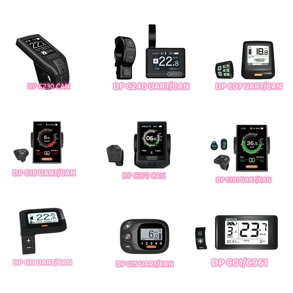 바팡 디스플레이 속도 허브 모터 표시기 미드 키트 DP860C - 상품 이미지