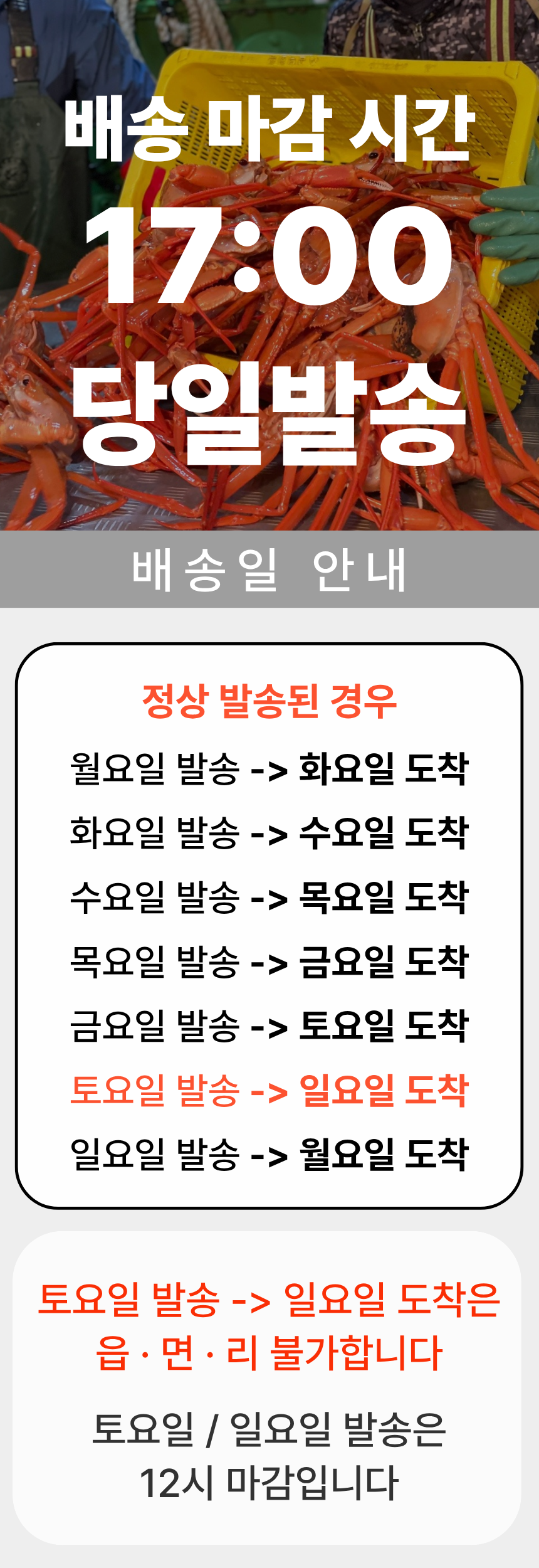 후포리 제철 홍게 프리미엄 자숙 박달홍게 당일조업 판매처 상세 정보 이미지 3