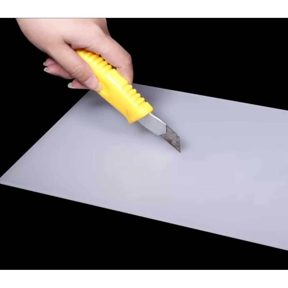 확산시트 확산필름 광확산필름 조명 디퓨저 LED 필터 100mmx200mmx0.5mm (4장) - 상품 이미지