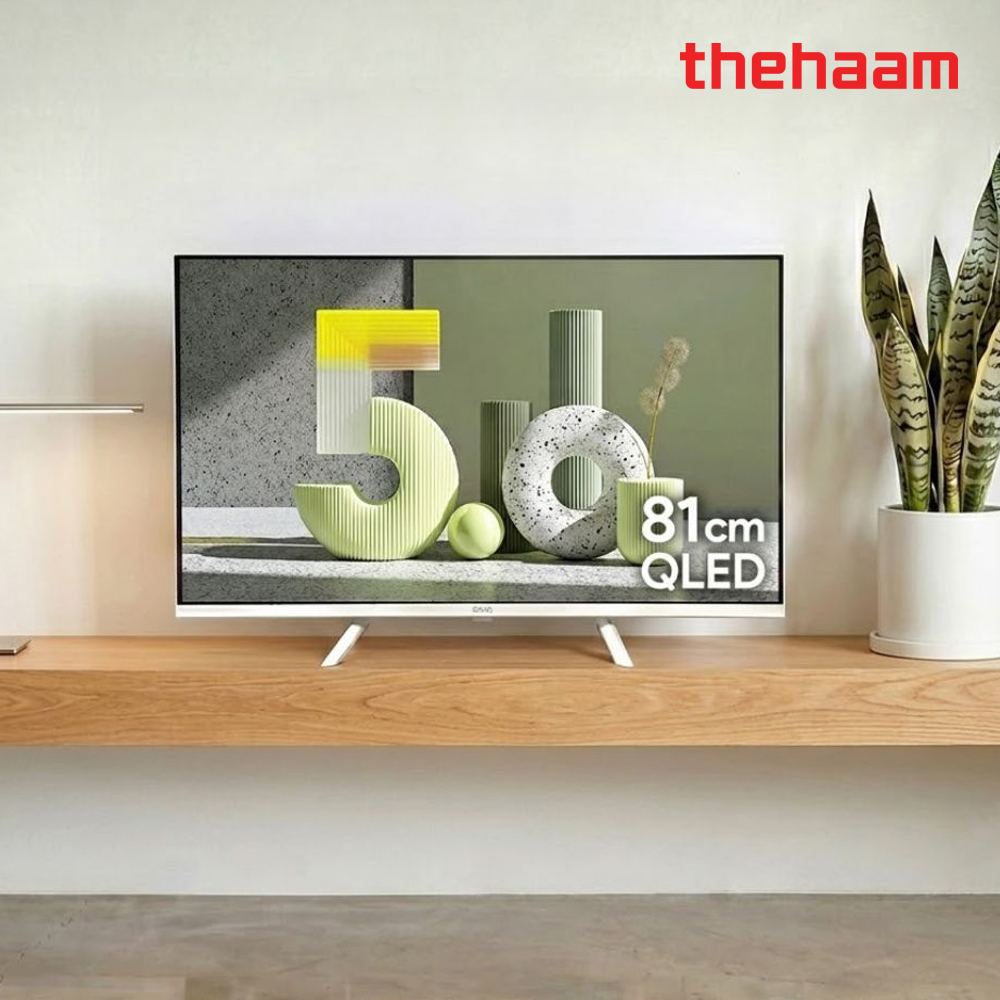더함 CHiQ 구글 5.0 화이트 TV 81cm(32인치), QLED, 고객직접설치(택배)