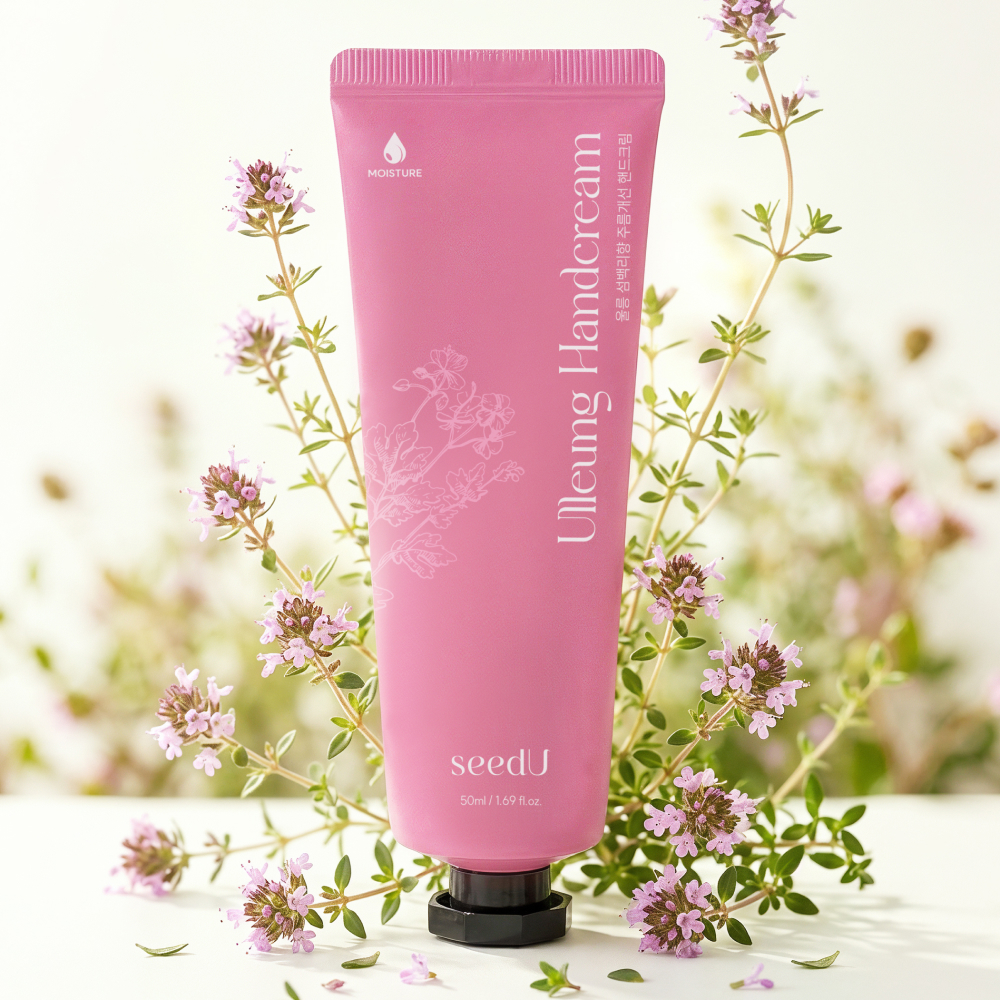 시드유 울릉 섬백리향 주름개선 미백 2중 기능성 핸드크림 고보습 프루티 플로럴, 50ml, 1개 - 상품 이미지