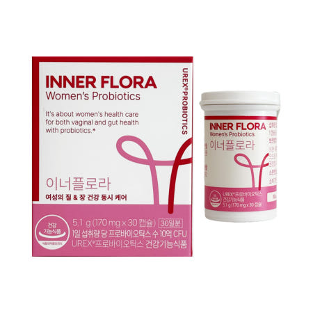 뉴오리진 이너플로라 UREX 프로바이오틱스 170mg x 30캡슐 1개