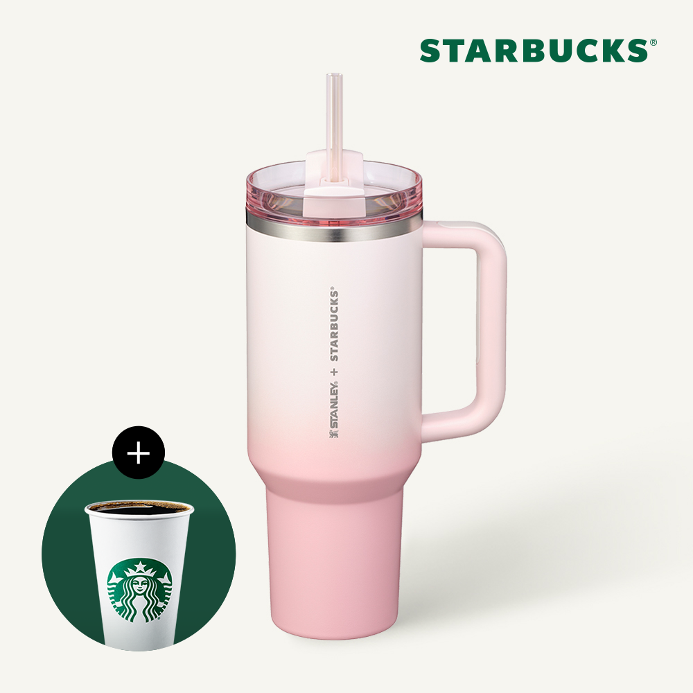 [スターバックス】SSスタンレーケンチャータンブラー1.183L、ピンク