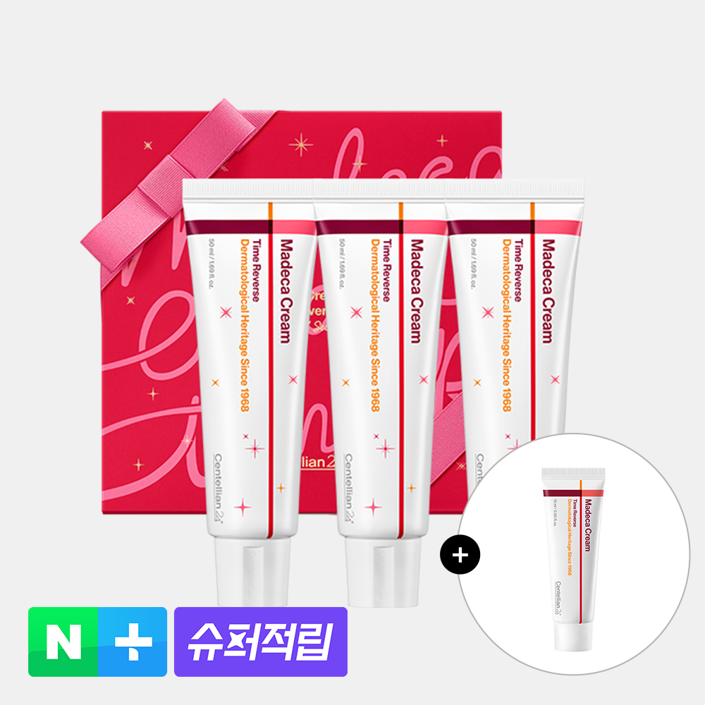 동국제약 센텔리안24 마데카크림 타임리버스 50ml x 3개 / 병풀 시카 테카(TECA) 기미완화 안티에이징 보습 탄력에 도움 시즌7 - 상품 이미지