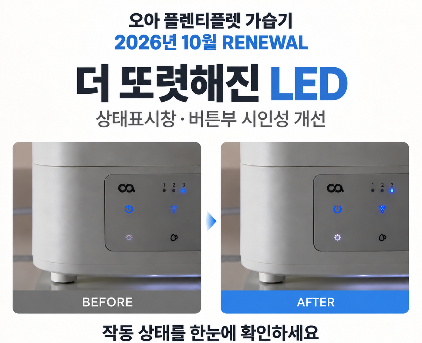 오아 플렌티플렛 4L 접이식 가습기 대용량 휴대용 여행용 캠핑 조리원 병원 자동습도조절 상세 이미지 5
