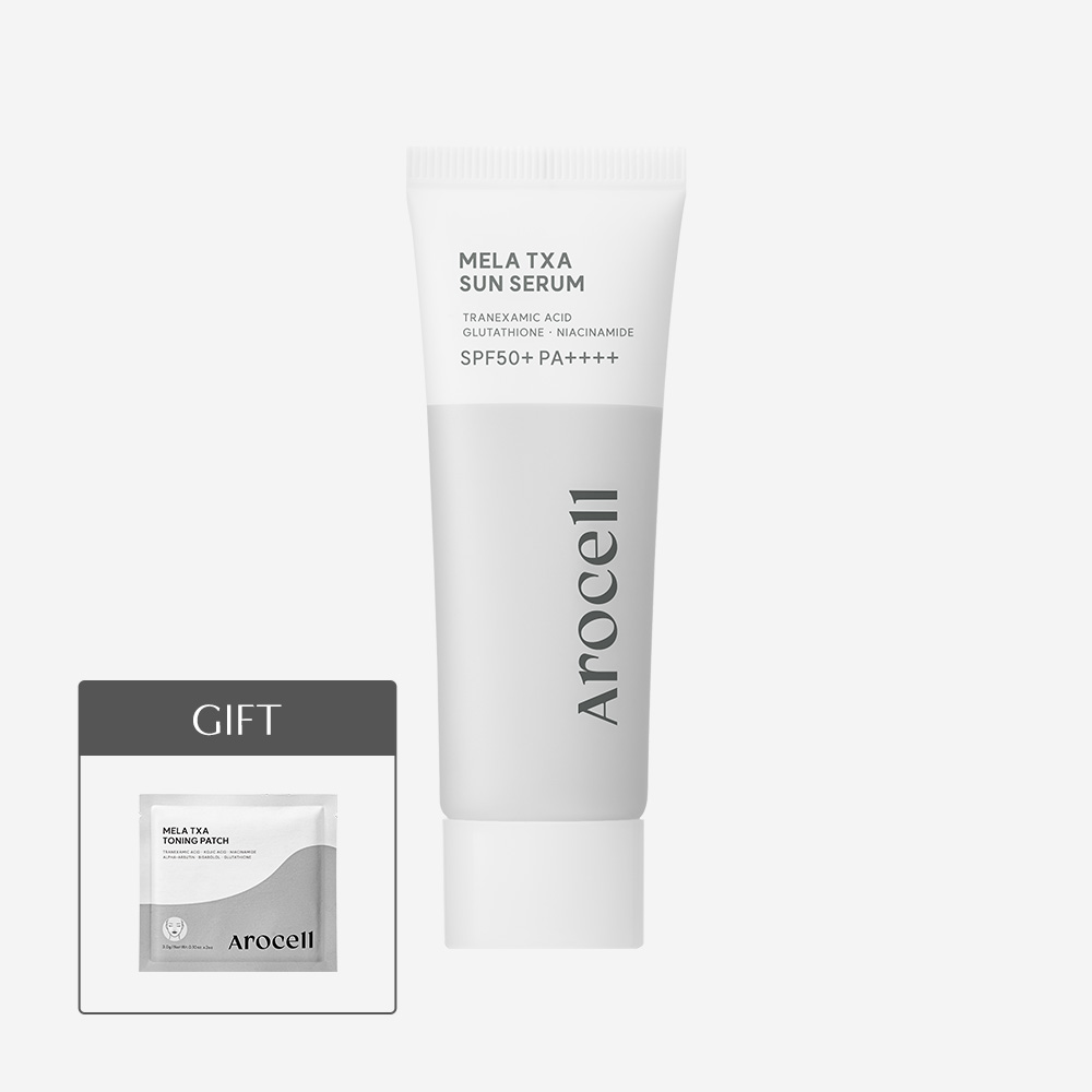 [10% 추가적립/100만 유튜버 PICK] 아로셀 멜라 TXA 선 세럼 40ml + [증정] 멜라 TXA 선 세럼 10ml - 상품 이미지