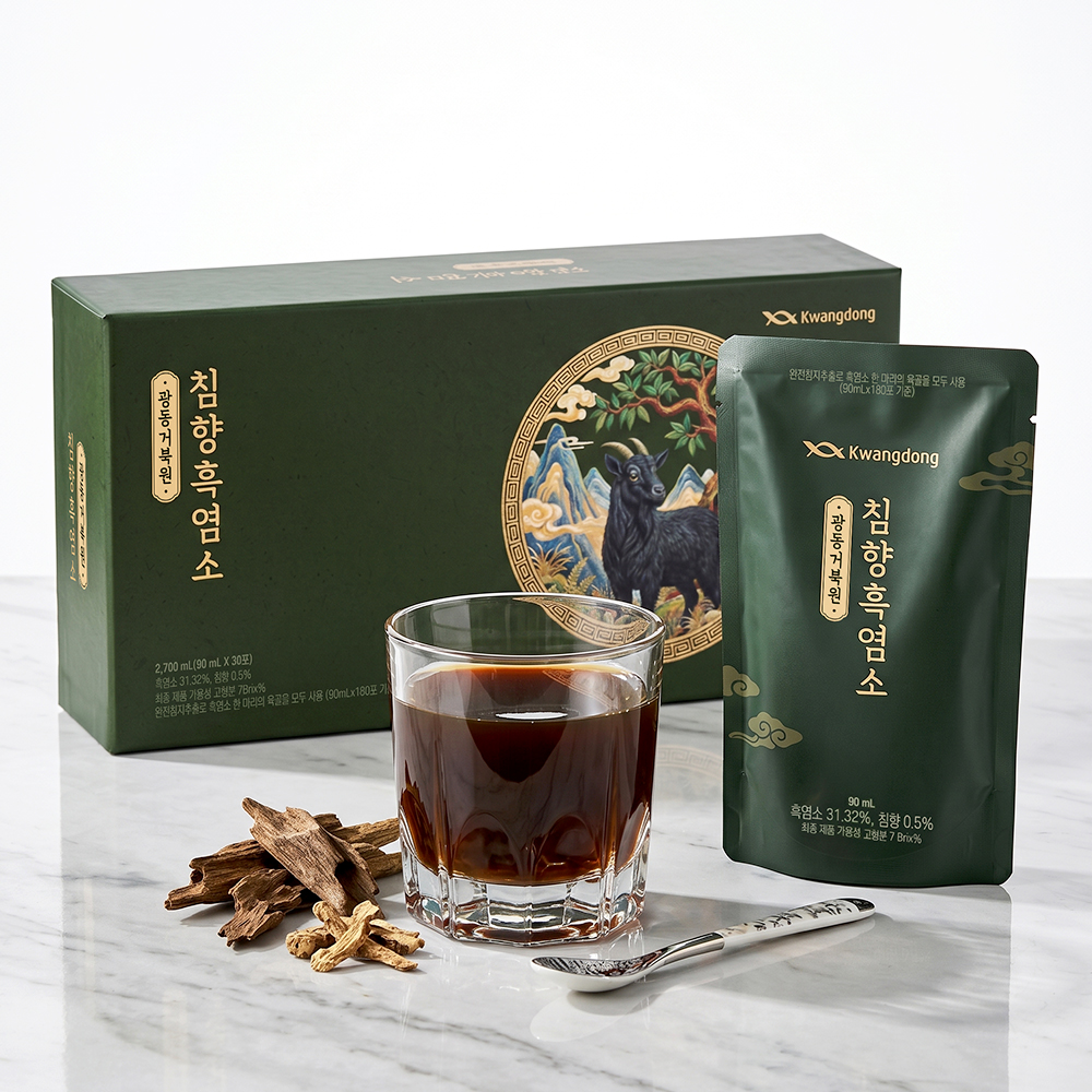 광동거북원 침향 흑염소 즙 진액 액기스 90ml, 30개 - 상품 이미지
