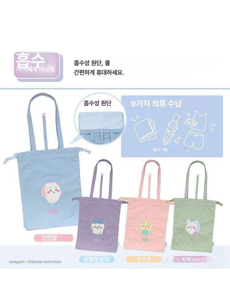 치이카와 네임택 수하물 태그 PVC 여행 캐리어 이름표 탑승 카드 공항 체크인 먼작귀 우사기 - 상세 이미지 4