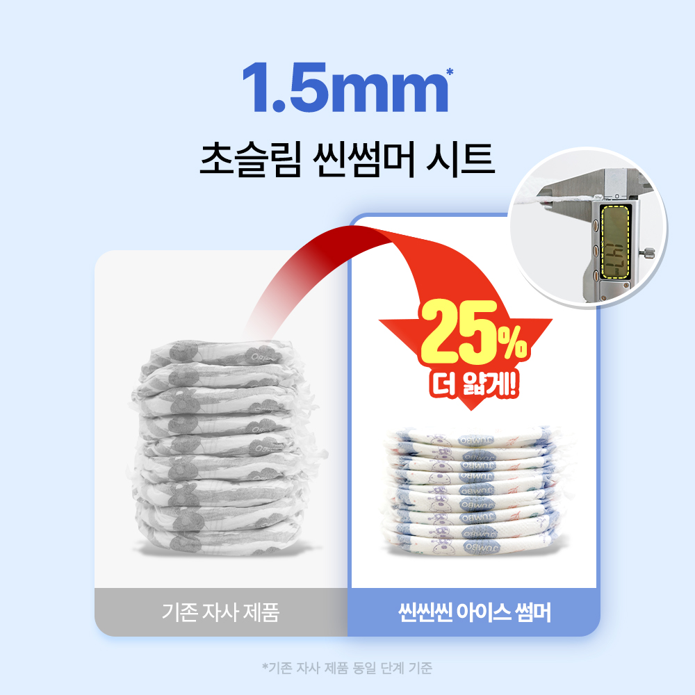 페넬로페 씬씬씬 아이스 썸머 팬티 기저귀 점보 96매 이미지 6