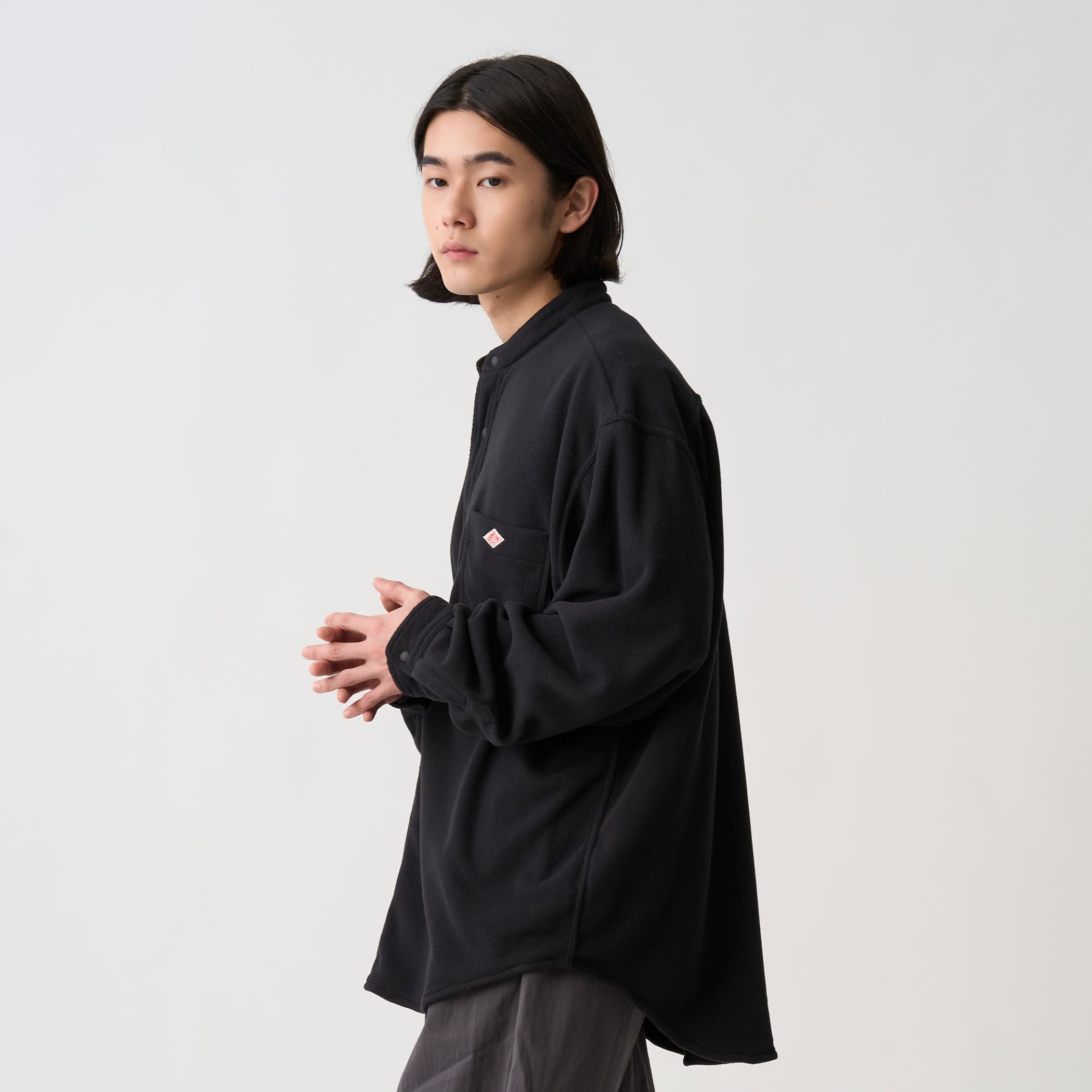 단톤 마이크로 플리스 워크 셔츠 자켓 커버올 남성 26FW [관부가세포함] - 상세 이미지 4