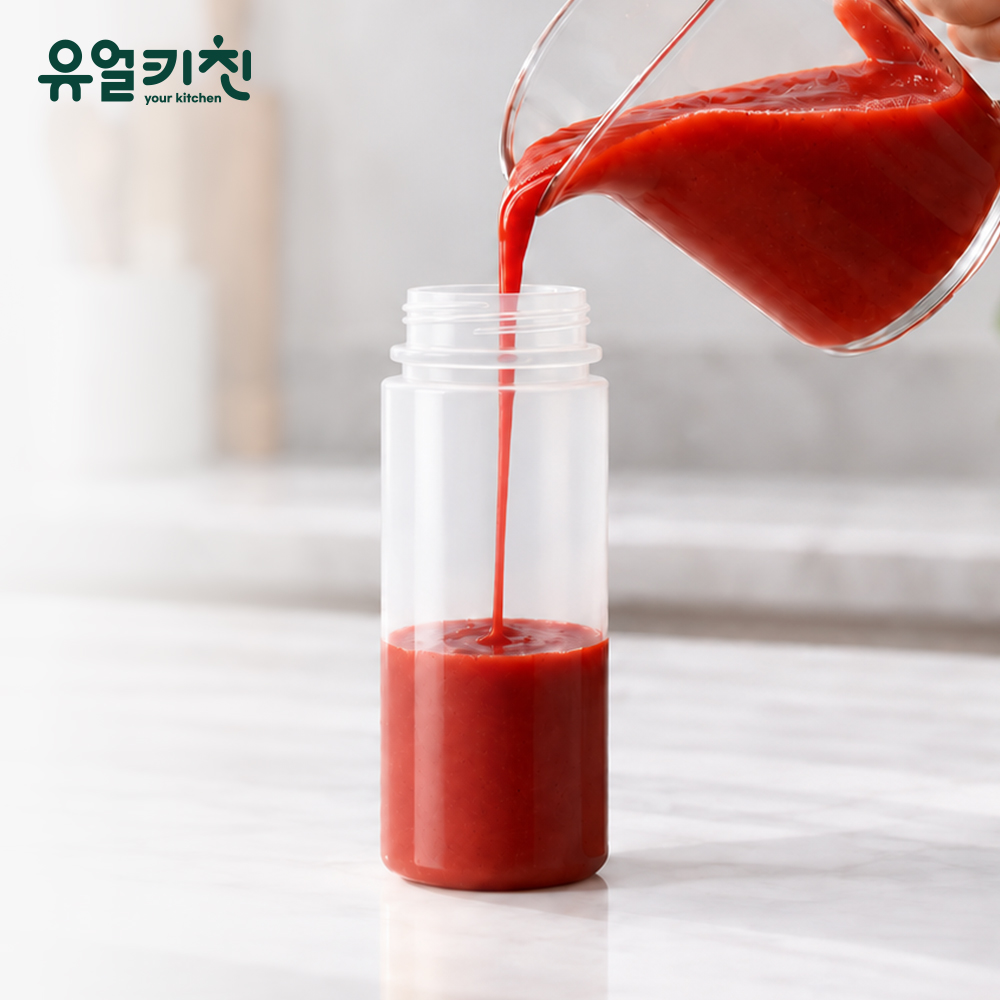 유얼키친 거꾸로 소스통 업소용 소스병 상품 이미지