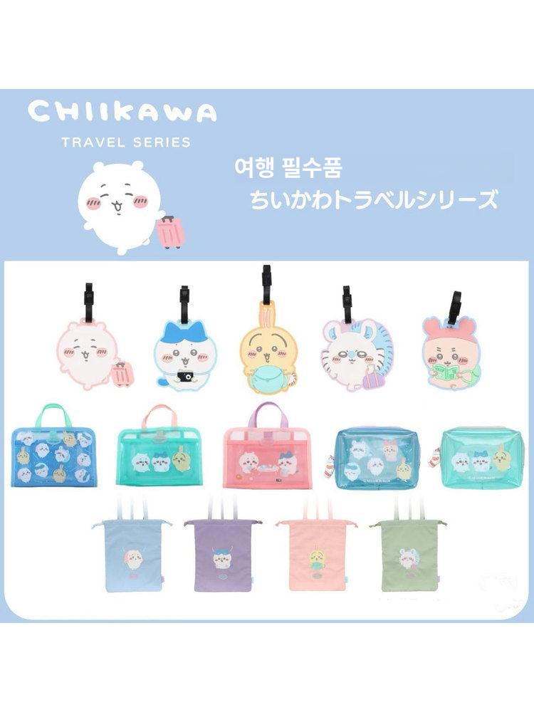 치이카와 네임택 수하물 태그 PVC 여행 캐리어 이름표 탑승 카드 공항 체크인 먼작귀 우사기 - 상세 이미지 2