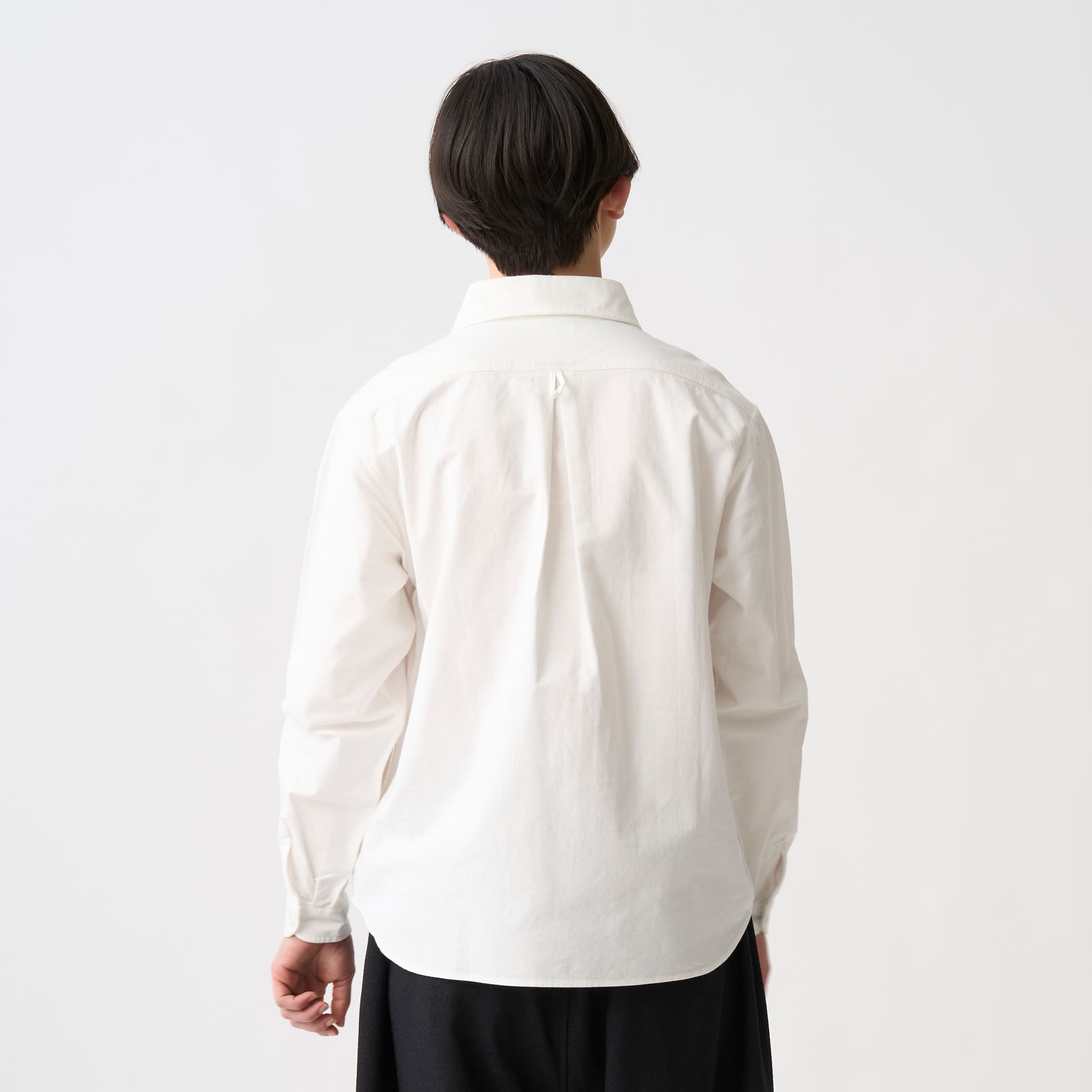 단톤 옥스포드 라운드 칼라 풀오버 반집업 긴팔셔츠 여성 26FW [관부가세포함] - 상세 이미지 5