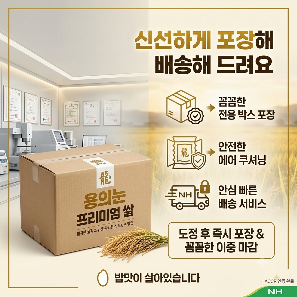 26년 햅쌀 익산농협 신동진 단일품종 용의눈 최근도정 농협쌀 10kg, 1개 - 상세 이미지 4