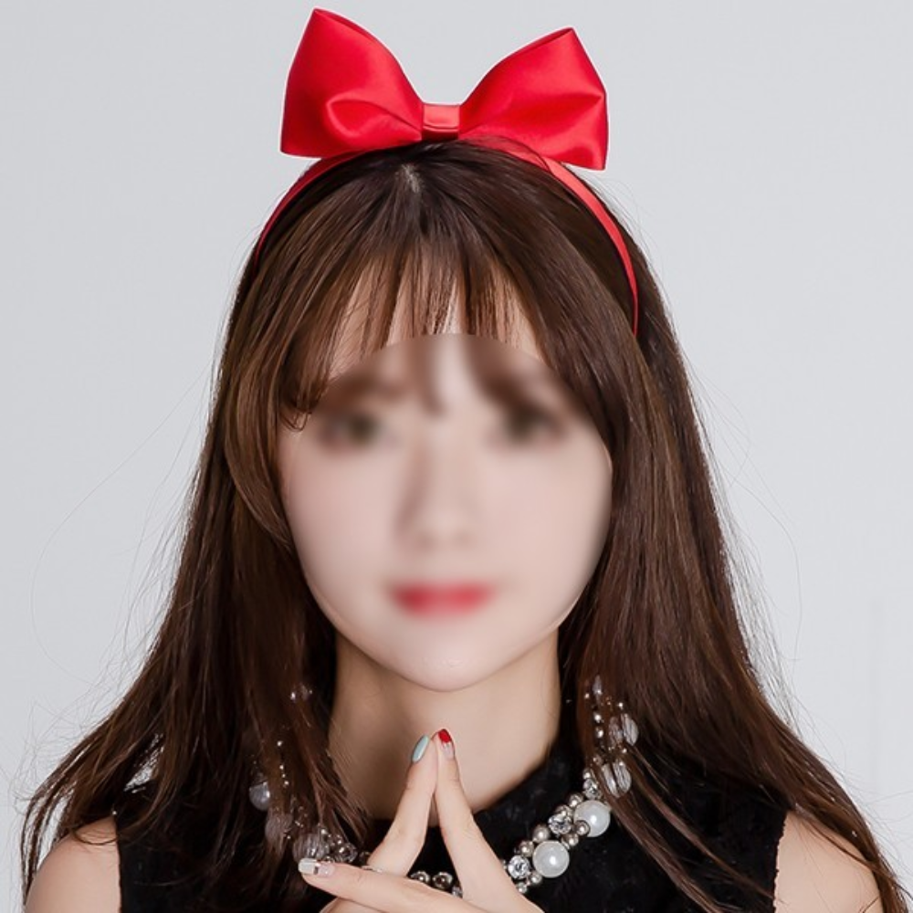 리본 머리띠 빨간 머리띠 공주 머리띠 파티 머리띠 할로윈 코스프레 코스프레 머리띠 - 상품 이미지