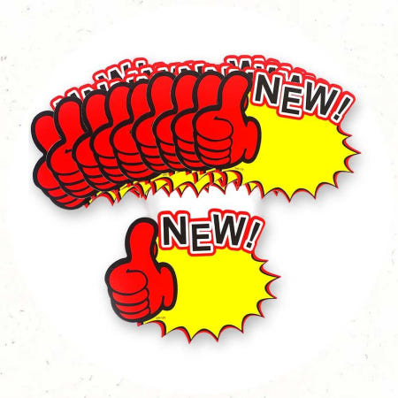 801PL협력사 NEW HOT 엄지척 쇼카드 10P 801플레이스