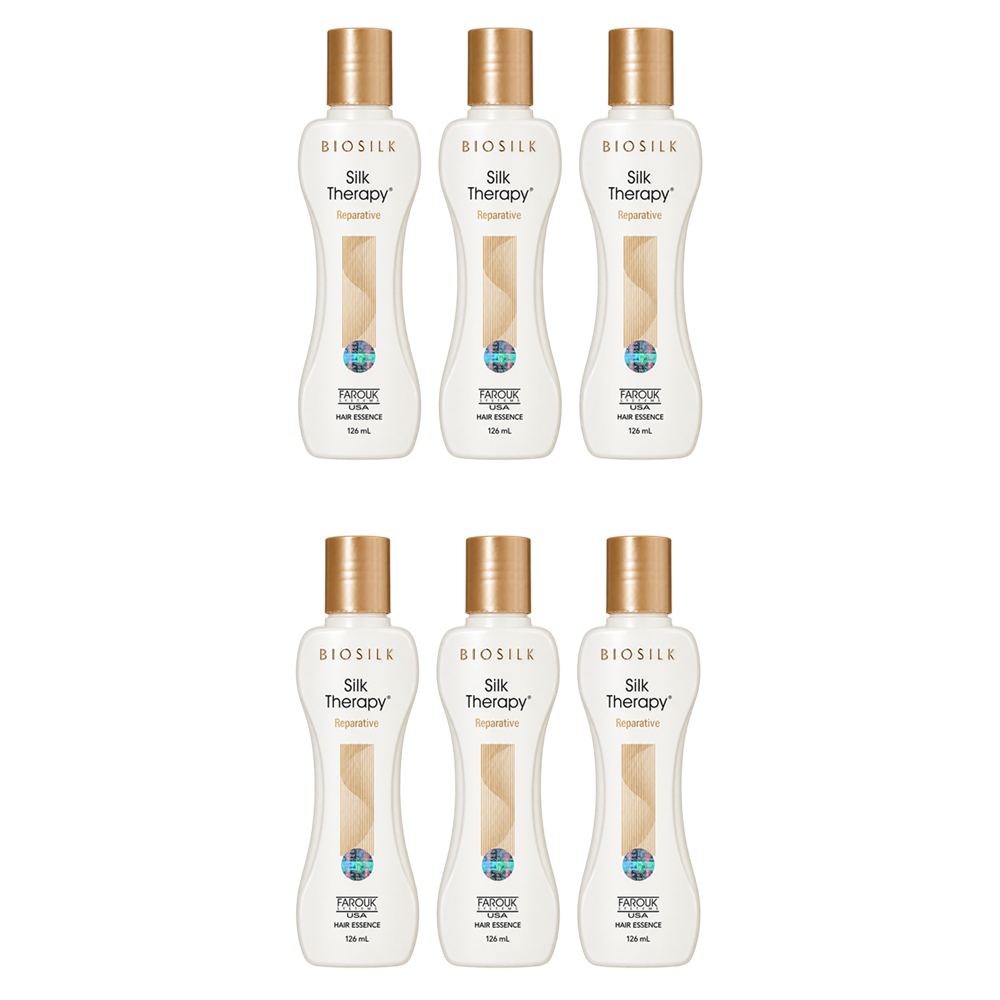 실크테라피 리페러티브 손상모 레페어 단백질 아르간 오일 헤어에센스 126ml, 6개 - 상품 이미지