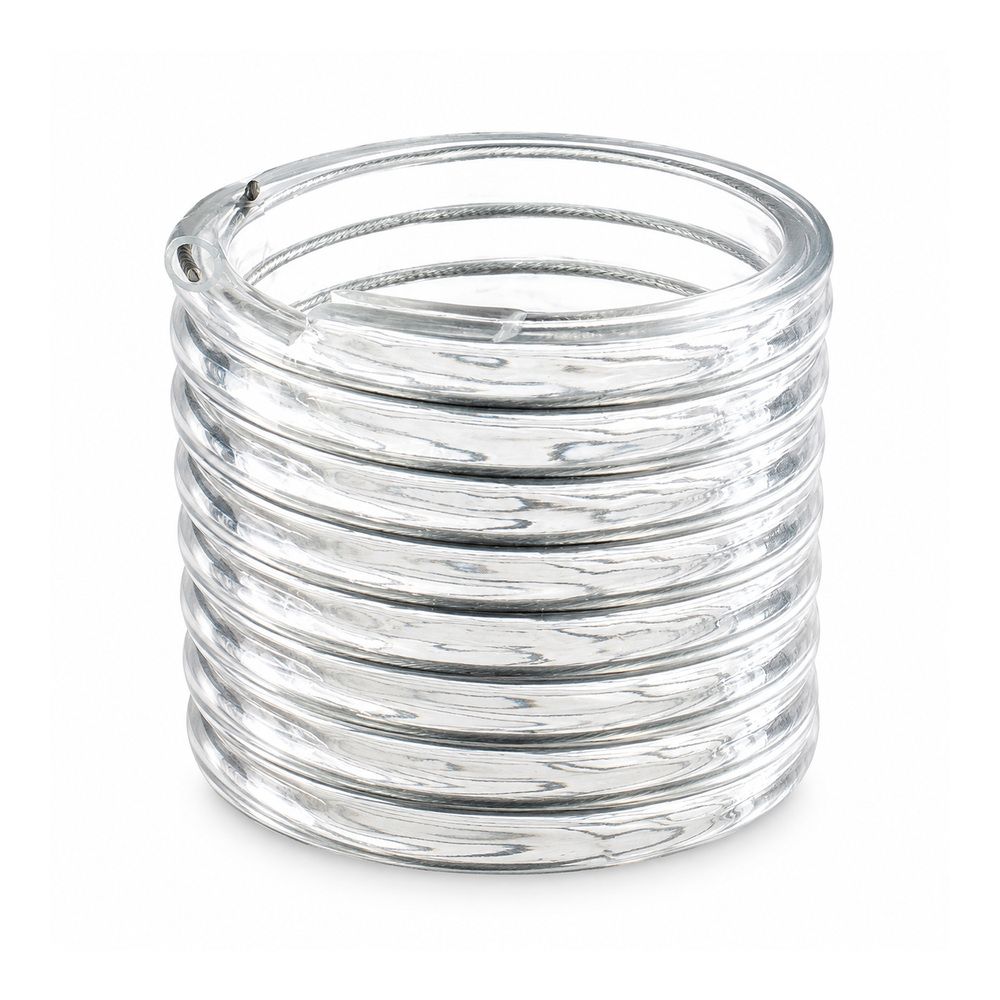 PVC 강선 호스 투명 배관 튜브 흡입호스 내경12mm 두께2mm 1m - 상품 이미지