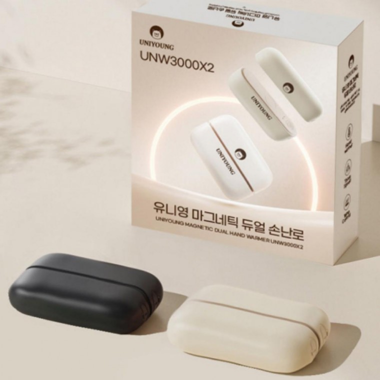 듀얼 손핫팩 충전식 손난로 등산 보조배터리 발열 핸드워머 양손 분리형 단체선물 전기 휴대용 C타입