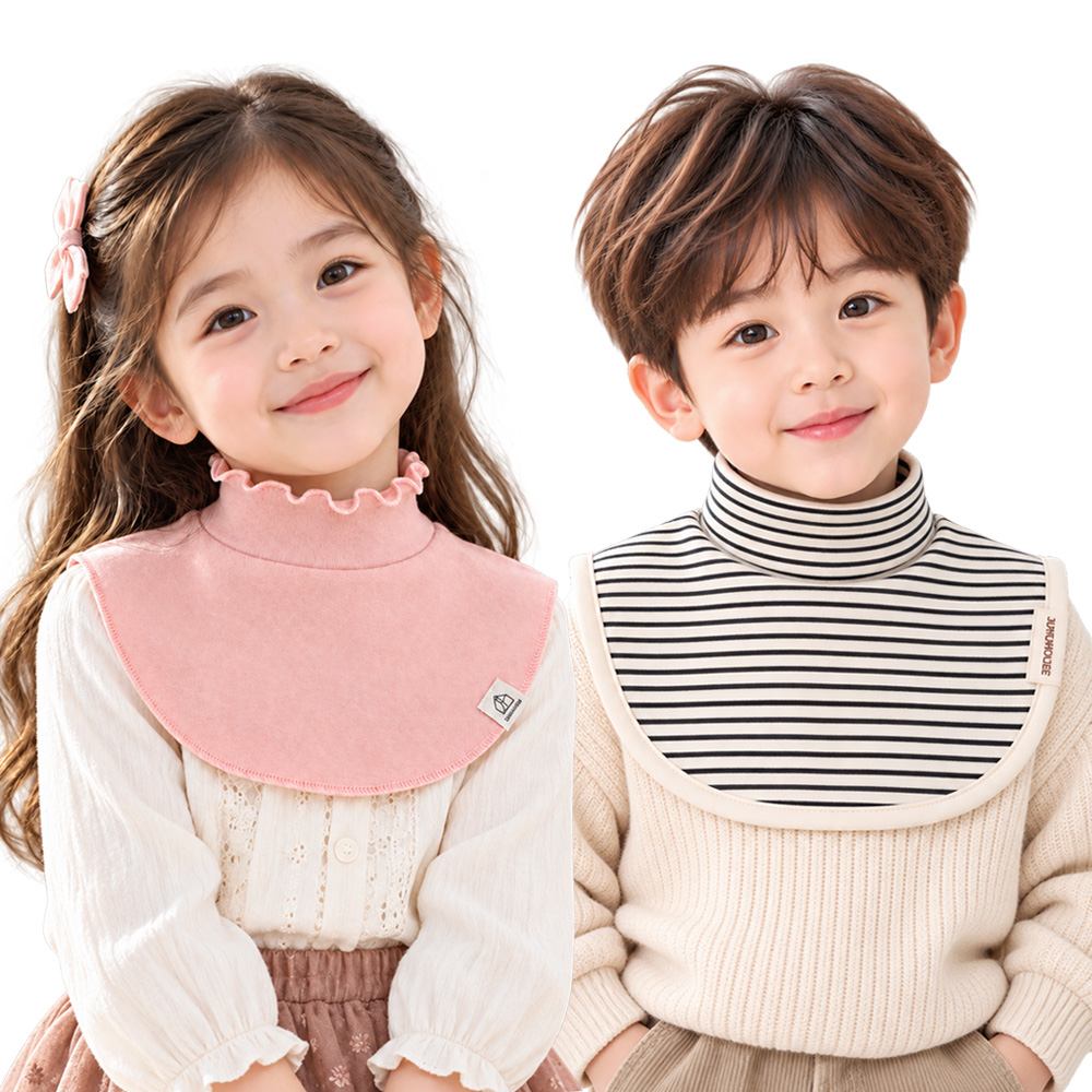 주누하우스 국산 아동 페이크 목폴라 넥워머 주니어 초등 아기 유아 머플러 폴라 - 메인 이미지