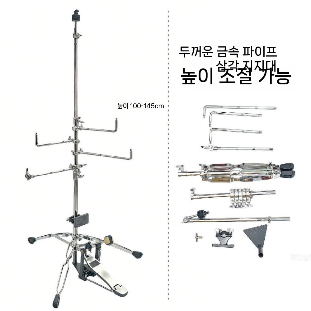 드럼 연습패드 스탠드 입문용 접이식 오렌지 이미지 6