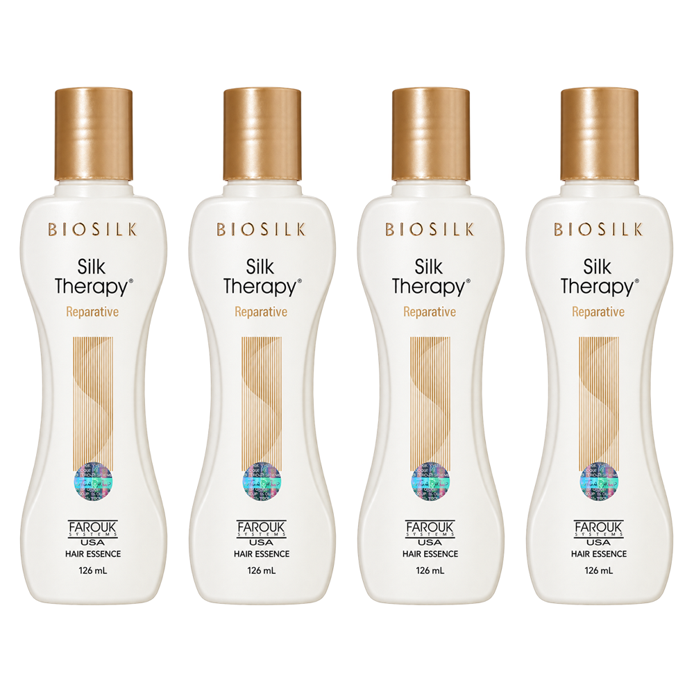 실크테라피 리페러티브 손상모 레페어 단백질 아르간 오일 헤어에센스 126ml, 4개 - 상품 이미지