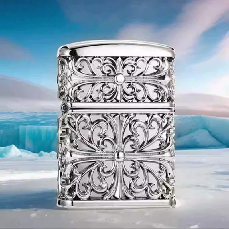 (십자꽃 헤비 갑옷 크로하트) 지포 라이터 핸드메이드 ZIPPO - 상세 이미지 4