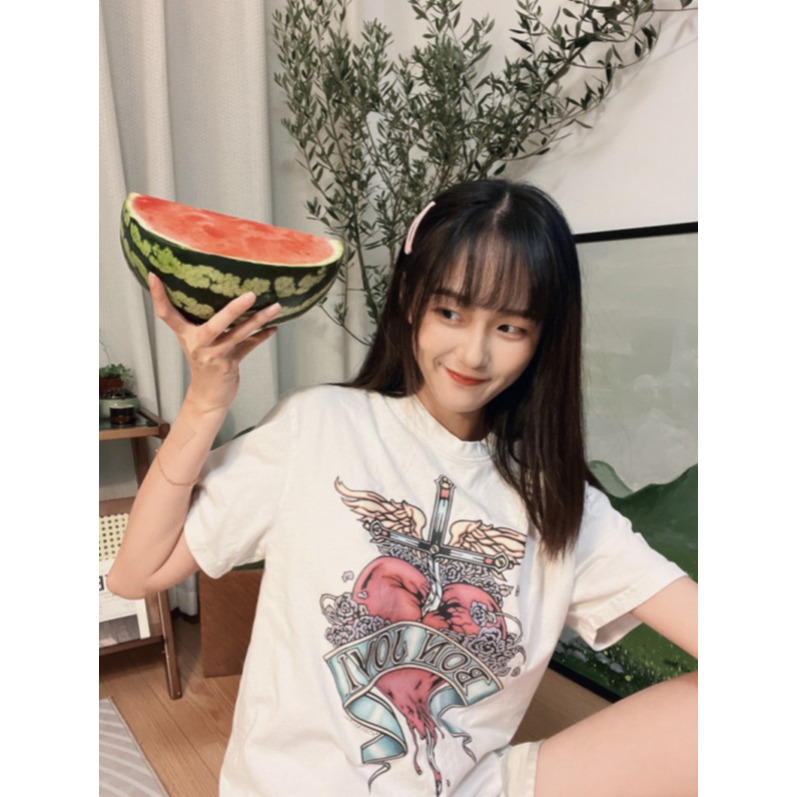 본조비 락밴드 반팔티 오버핏 빈티지 티셔츠 메탈리카 프린트 화이트 - 상세 이미지 2