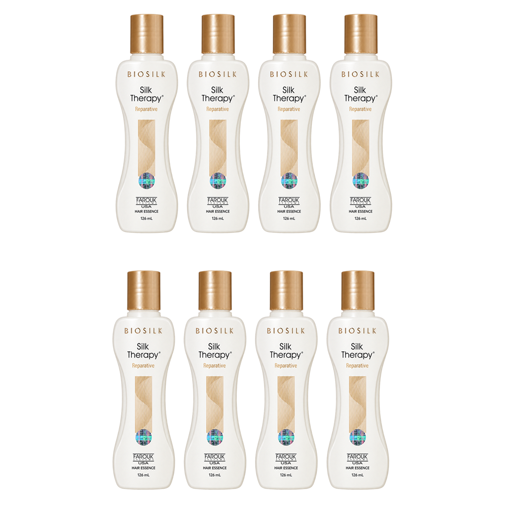 실크테라피 리페러티브 손상모 레페어 단백질 아르간 오일 헤어에센스 126ml, 8개 - 상품 이미지