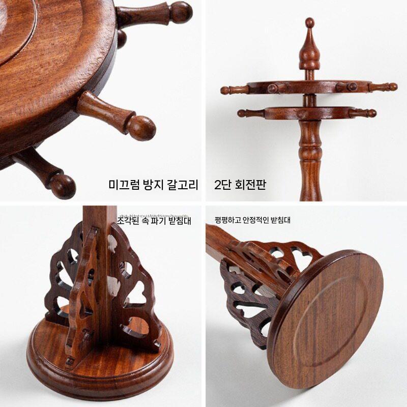 서예 붓거치대 원목 캘리그라피 브러시 홀더 원목 11걸이 - 상세 이미지 4