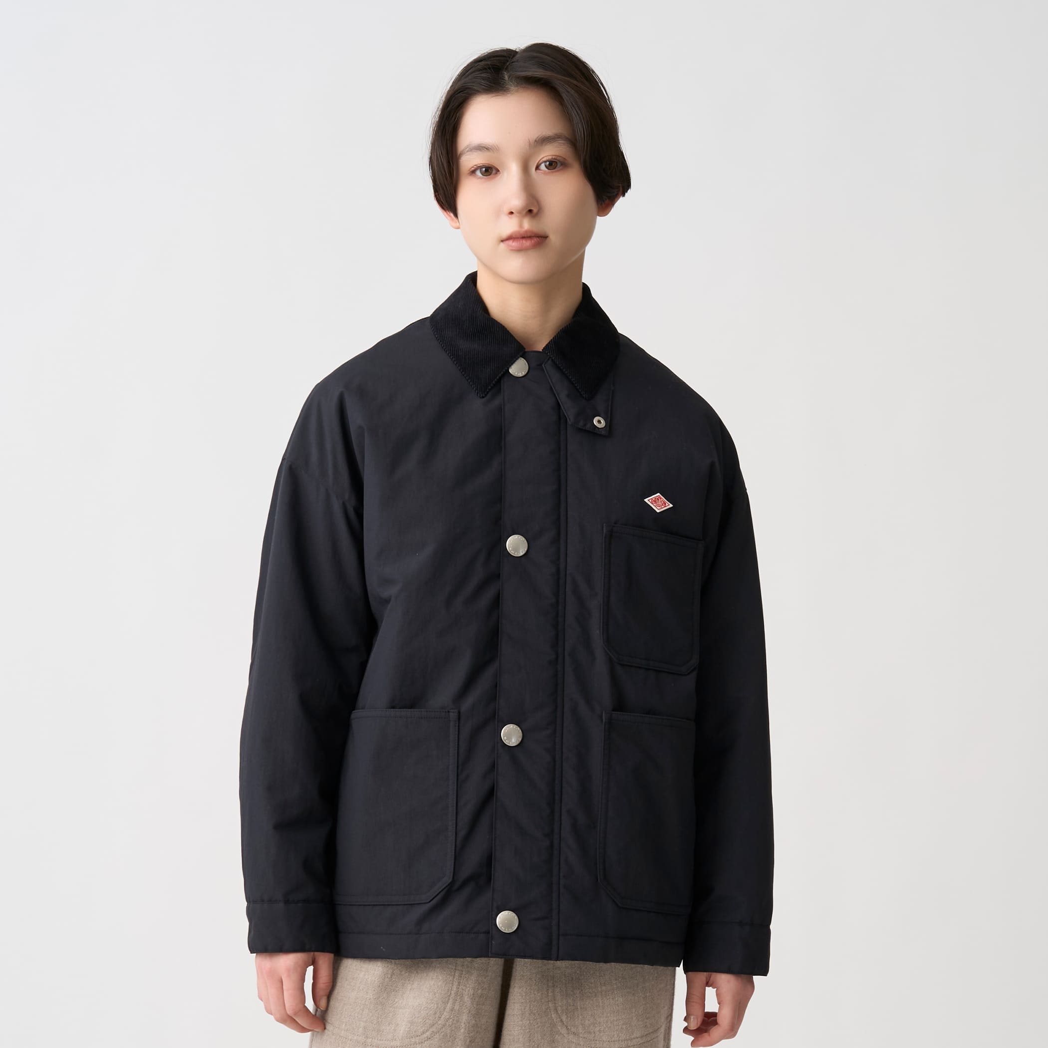 단톤 나일론 타프타 워크 커버올 자켓 여성 26FW - 상세 이미지 2