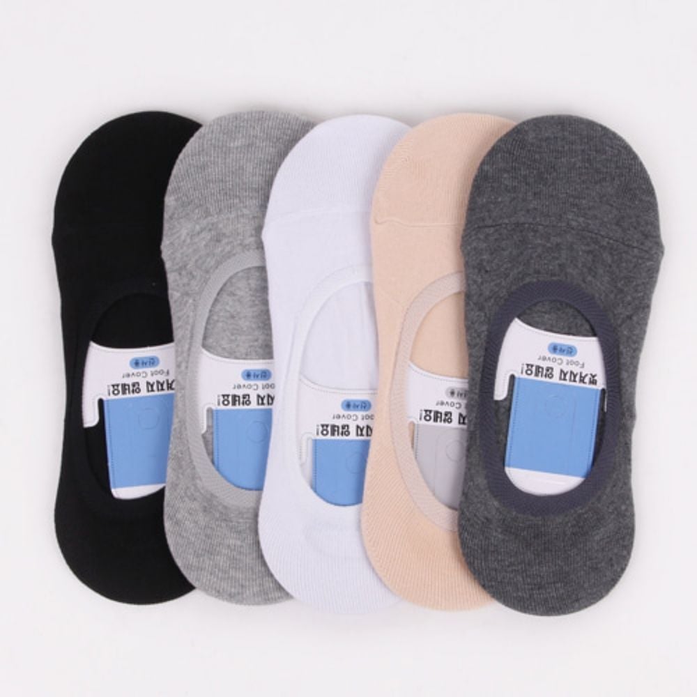 남자 빅발 왕사이즈 290-330mm 페이크 삭스 5켤레묶음 흰색 5켤레 - 상품 이미지
