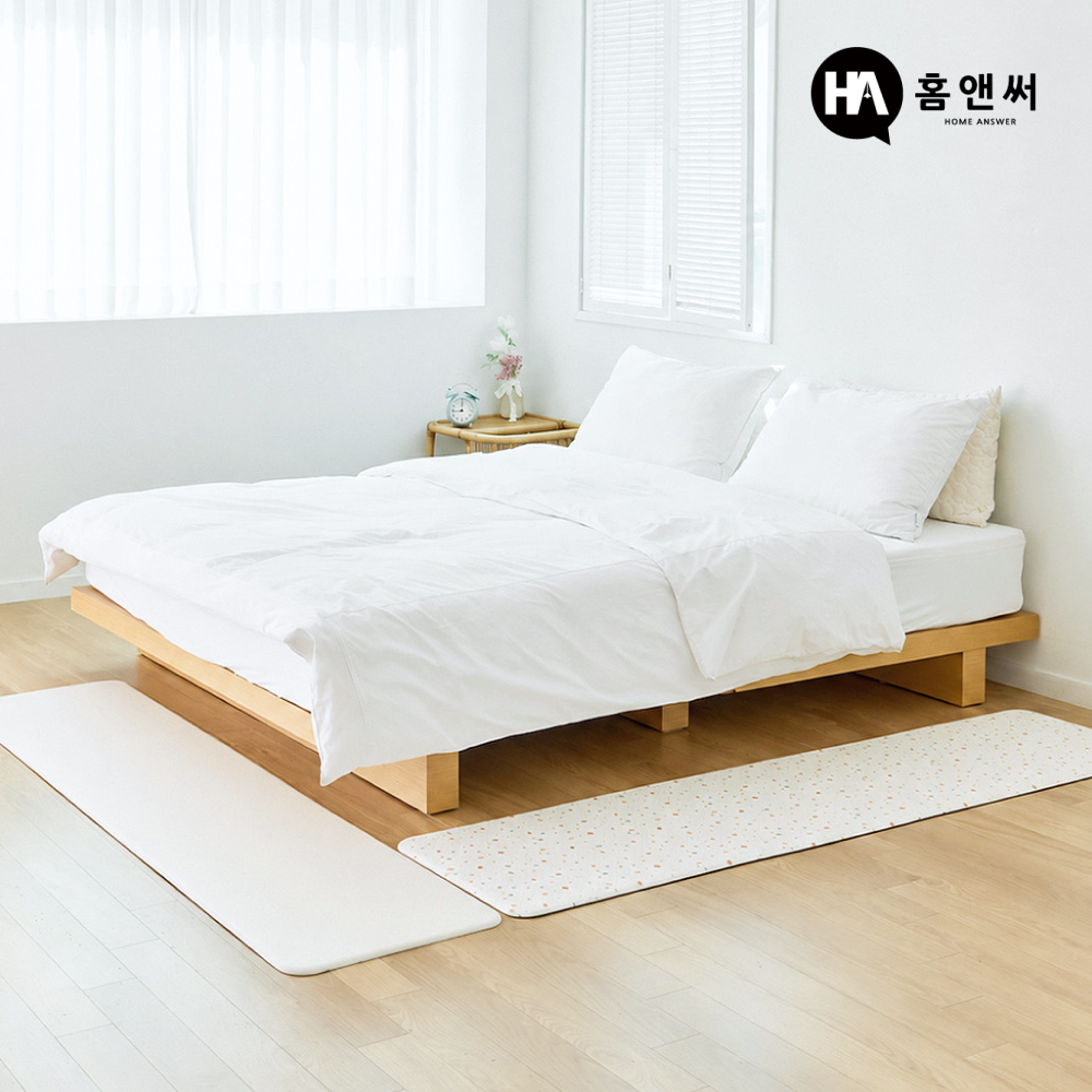 주방매트 PVC 특대형 도톰 푹신한 방수 다용도 현관 욕실 주방 발매트 120 x44 대형 이미지 3