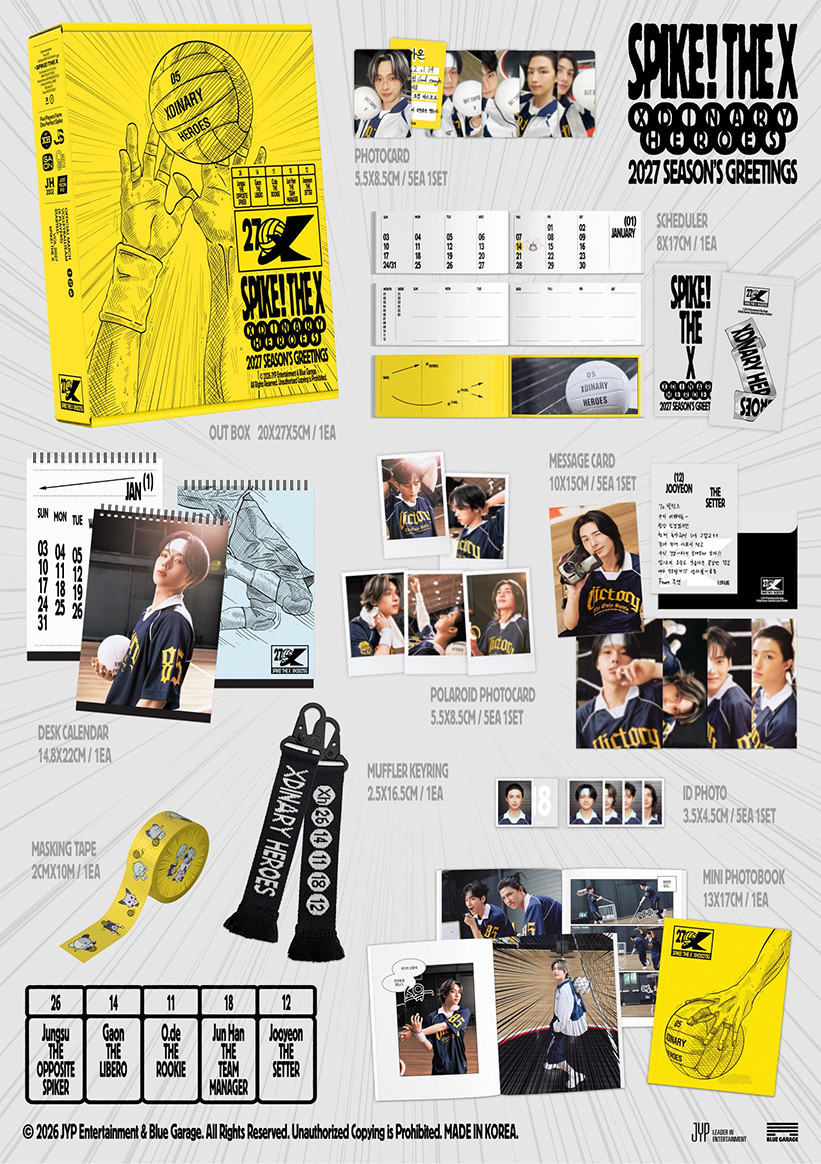 2027 Season's Greetings SPIKE THE X — Xdinary Heroes