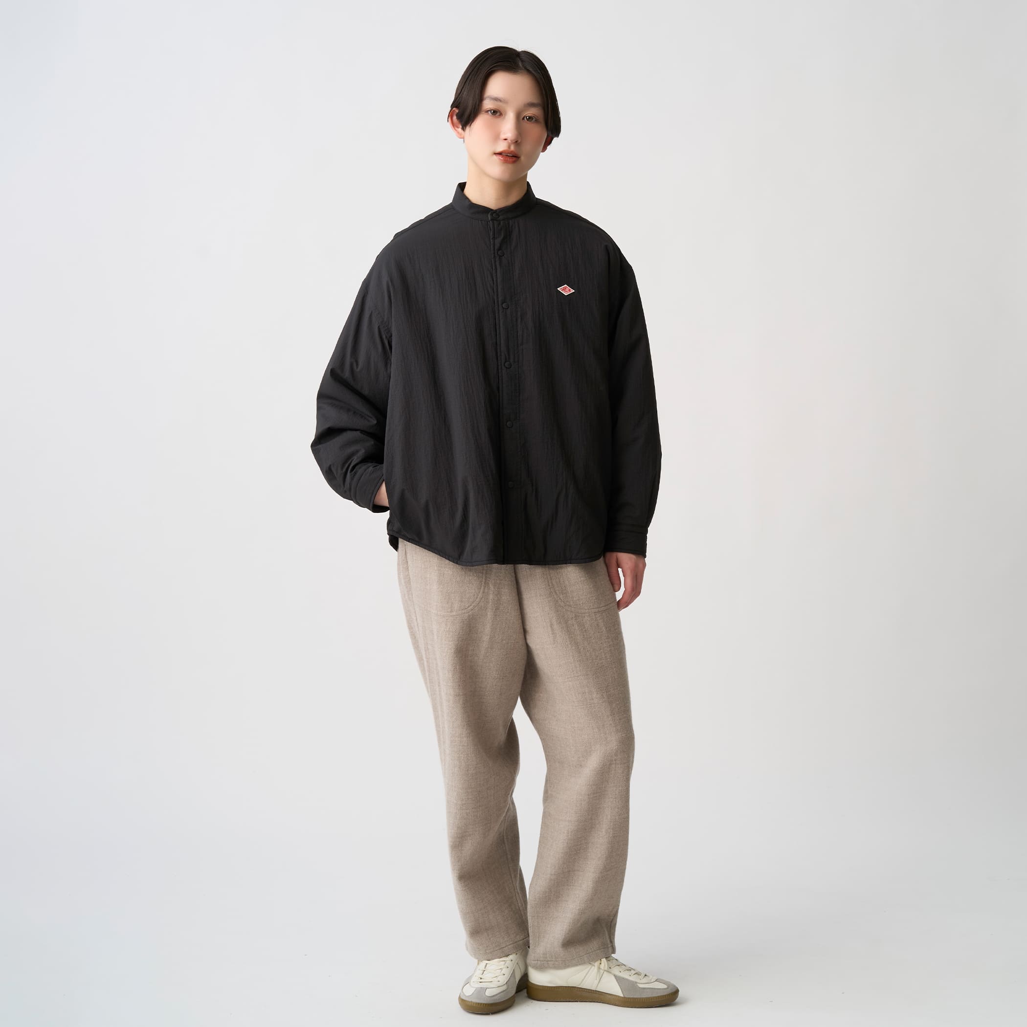 단톤 인슐레이션 나일론 커버올 셔츠 패딩 자켓 여성 26FW - 상세 이미지 5