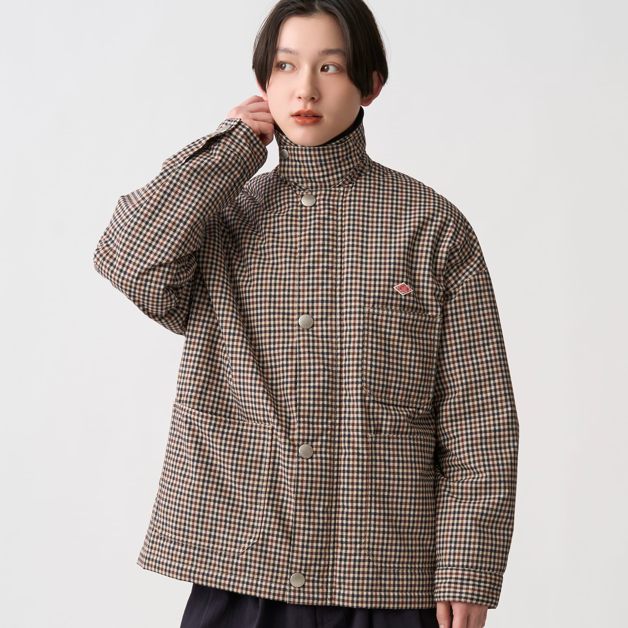 단톤 나일론 타프타 워크 커버올 자켓 여성 26FW 이미지 7