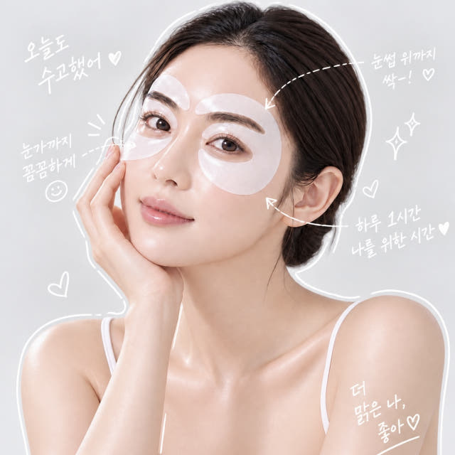 주르미 콜라겐 아이패치 눈밑패치 360도 삼지창 리프팅 20매