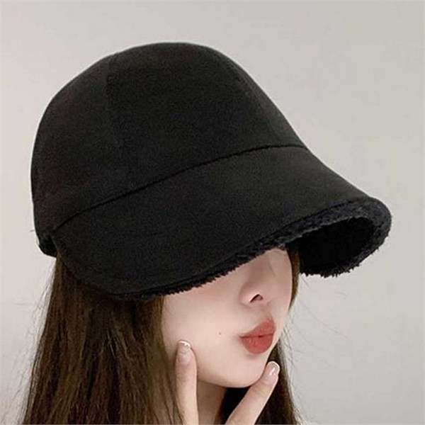 클래식 데일리 캡모자 빈티지 캐주얼 캡모자 추동 골덴 모직 - 상품 이미지