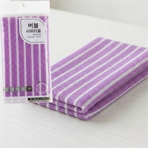 부드러운 버블 타올 샤워용 목욕 타올 거품 욕실 용품 전신 - 메인 이미지