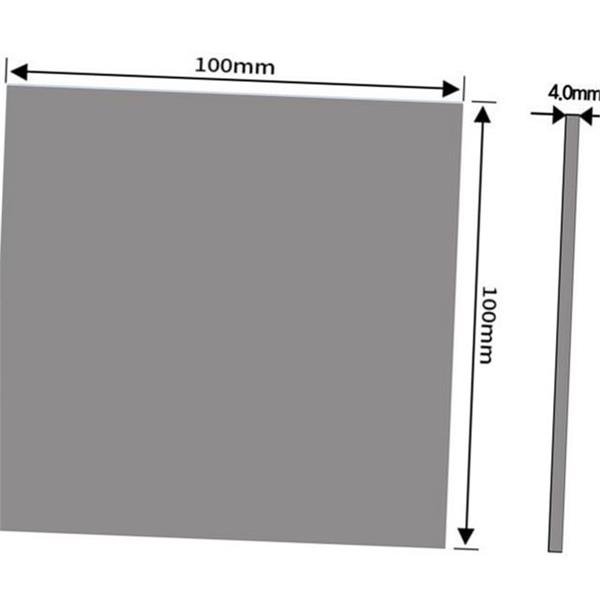 그래픽카드 서멀 열 전도 패드 100 x 4.0mm 데스크탑 열 전도율 - 메인 이미지