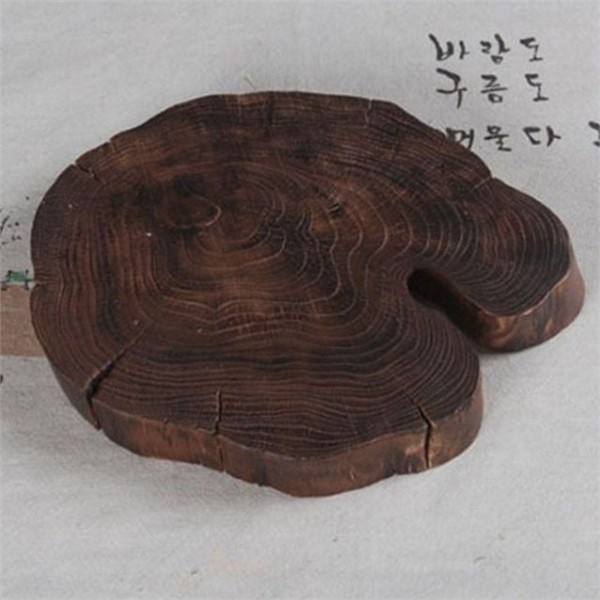 원목 향나무 받침 다용도 주전자 받침 도자기 냄비 - 메인 이미지